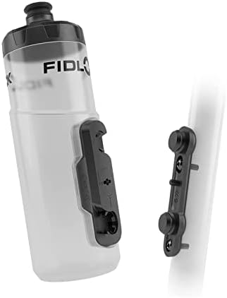 בקבוק טוויסט טוויסט 600 - מחזיק בקבוק מים אופניים עם בקבוק צמוד - הרכבה מגנטית ללא כלוב