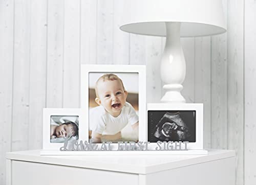 אהבת קייט ומילו ממבט ראשון צילום תינוקות ומסגרת תמונה אולטראסאונד מסגרת תמונה סונוגרמה מסגרת תמונה משולשת