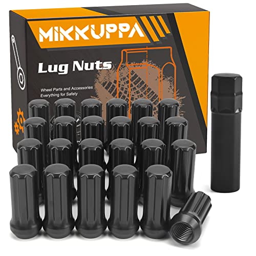 Mikkuppa M14X1.5 אגוזי שכר שחור-24 יחידות שטח של אגוזי מושב אלוט גדול החלפת אגוזים לשנים 1999-2019 שברולט סילברדו 1500,
