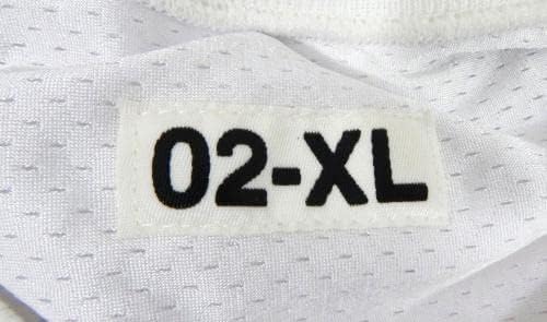 2002 סן פרנסיסקו 49ers 8 משחק הונפק תרגול לבן ג'רזי XL DP29092 - משחק NFL לא חתום משומש