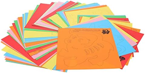 מספריים לילדים מספריים נייר אוריגמי נייר אוריגמי נייר אוריגמי נייר 1 סט של ערכת חתכים נייר לילדים גלגל גלגל המזלות הסיני נייר