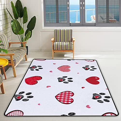 Xollar 80 x 58 בשטיחים גדולים של ילדים גדולים של שטיחים אדומים אדומים הדפסת משתלת רכה שטיח פליימת לתינוק לחדר שינה לחדר משחק