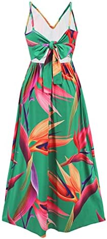 קיץ מקסי שמלה לנשים נשים קיץ אלגנטי צווארון שמלה פרחוני הדפסה קצר שרוול קו טיולים שמלה