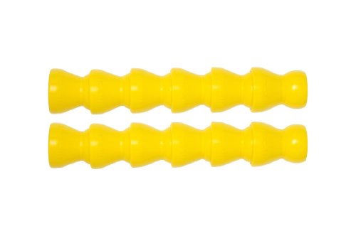 רכיב צינור נוזל קירור עמיד לחומצה LOC-Line, פוליאסטר צהוב, קטע, אורך 5-3/4 , מזהה צינור 1/4