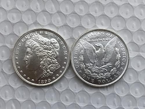 גרסת P של 28 שנים שונות של מטבעות מורגן אמריקאים ומטבעות זיכרון זרים ניתן להישמע
