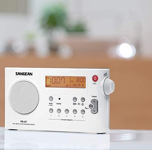 Sangean Pr-D5 רדיו נייד עם כוונון דיגיטלי ו- RD