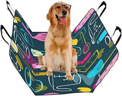 כיסוי מושב כלב מותאם אישית עיצוב אפייה יצירתיות הדפסה חמודה כיסויי מושב לרכב לכלבים עמיד למים ללא החלקה עמיד
