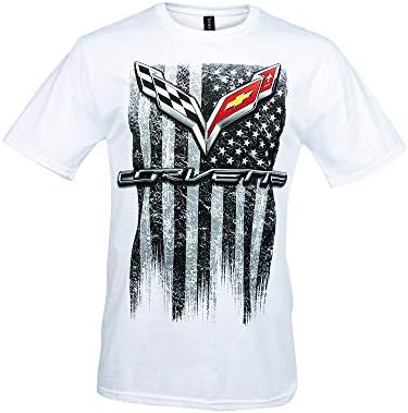 חולצת טריקו לגברים אמריקאית Corvette American