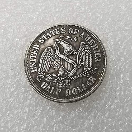 1859 אמריקה חיקוי חינם מטבע זיכרון מטבע אמריקאי מטבע ישן סוער ניקל אמריקאי מורגן מטבע עותק שירות שביעות רצון