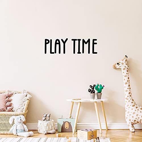 ויניל קיר אמנות מדבקות-לשחק זמן-9 איקס 30 - אופנתי מגניב מוטיבציה חיובי כיף ציטוט מדבקת עבור שינה ילדים חדר סלון