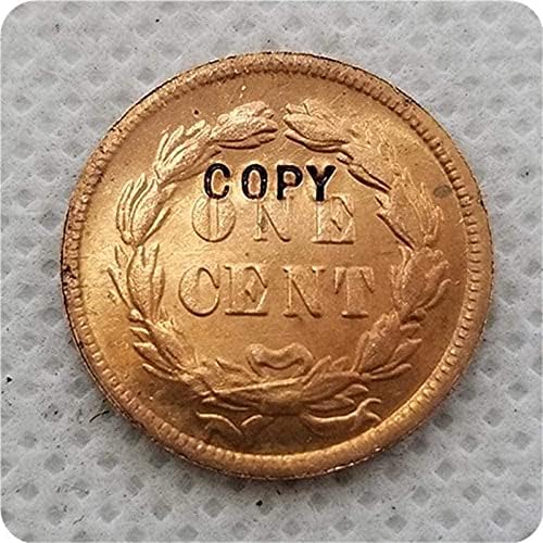העתק עותק מטבע אתגר 1859 סנט הודי סנט לאוסף קישוטים לאוסף קישודים אוסף מטבעות מטבע