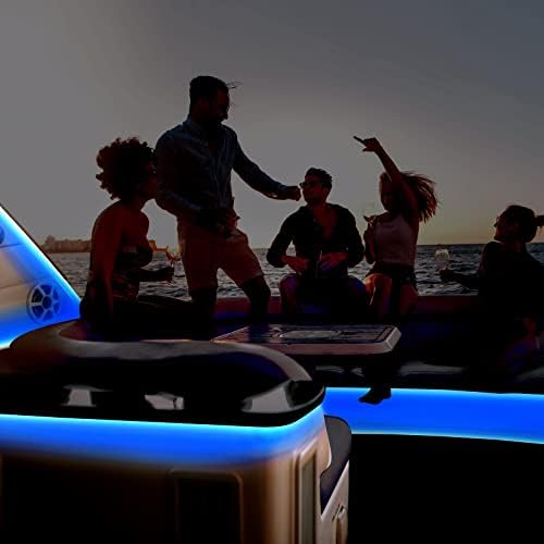 אורות סירה של Juiohaky Pontoon אורות רצועת LED ימית, אורות רצועת LED סירה 12 וולט אטומים למים, אורות סירה LED אורות סיפון