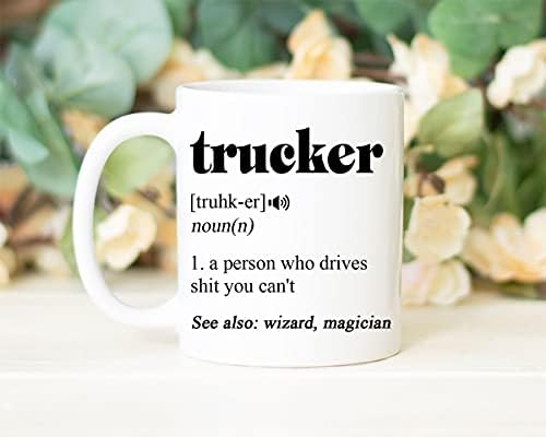 נהג משאית קפה ספל-נהג משאית הגדרה-מתנות עבור נהג משאית-מצחיק נהג משאית ספל - מצחיק קפה ספל-נהג משאית מתנות-נהג