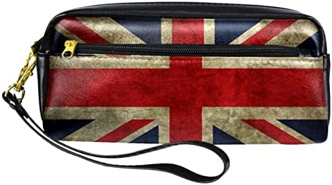 מתנות tbouobt לגברים לנשים שקיות איפור שקיות מטלה שקיות קוסמטיקה קטנות, סגנון רטרו דגל בריטי