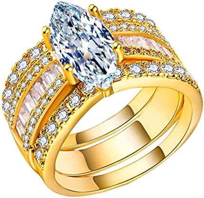 2023 תכשיטי טבעת חדשים מתנה משובצת מתנה לשלושה באחד הנשים הניתנות לניתוק יוקרה טבעת טבעת טבעות 3 חלקים טבעת ארנב טבעת