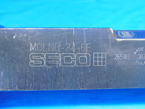 SECO MCLNR-24-6E מחזיק כלי מפנה מחזיק 1 1/2 SHANK CNMA CNMG תוספות 7 OAL-AR7550AW2
