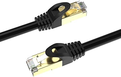 SHD CAT8 כבל Ethernet CAT8 כבל LAN Network מהירות גבוהה 40 ג'יגה-ביט לשנייה 2000 מגה הרץ כבל תיקון SFTP למודם, נתב,