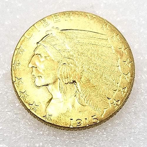 1915 חירות עתיקות העתק הודי ישן העתק אמריקאי זיכרון מטבע אמריקאי ישן משוטט מטבע ניקל חקור את ההיסטוריה של שירות