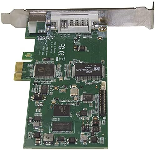 Startech.com כרטיס לכידת וידאו PCIE - 1080p ב 60 fps - HDMI / VGA / DVI / רכיב - כרטיס לכידת מחשב - כרטיס לכידה פנימי