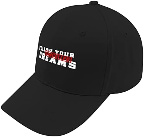 כובעי ג'וואן טראמפ לכובע כובע בייסבול בייסבול מתכוונן, עקוב אחר החלומות שלך שבוטל