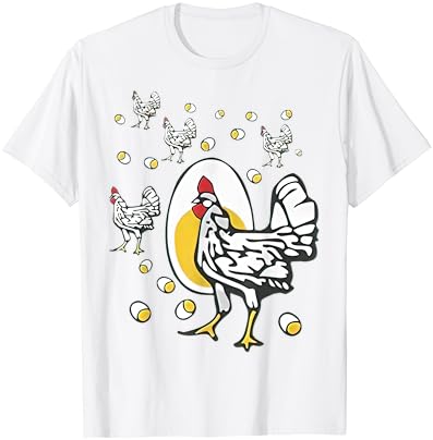 רוזאן עוף-מצחיק רוזאן תרנגול וביצה חולצה