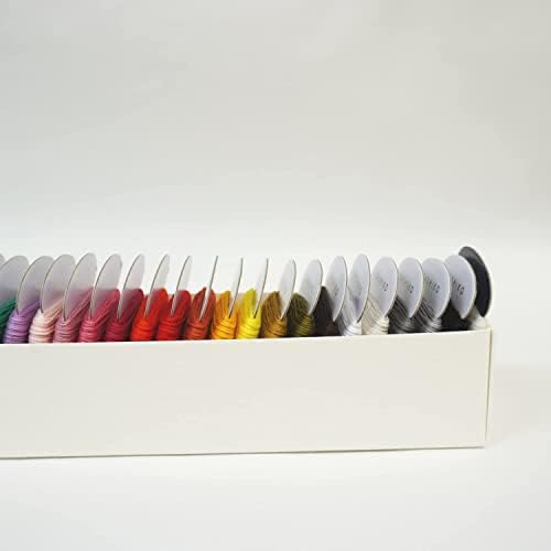 חוט דרומה סשיקו כותנה סוג כרטיס איקס 29 צבעים 1 קולר עם תיבת מדריך מתנה אנגלית, תפירה &מגבר; סט ערך רקמה