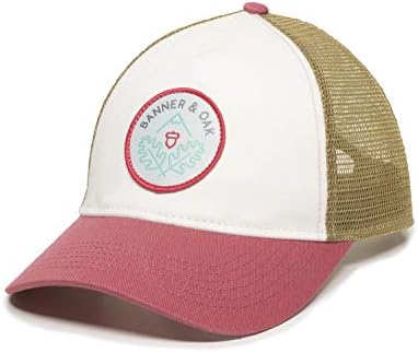 Pathfinder Scout Patch Trucker Trucker Hat - נשים מתכווננות מתאימות לבנות עם כובע בייסבול רשת זית עם סגירת סנאפבק מפלסטיק