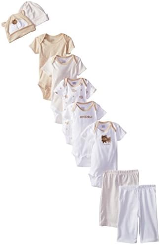 נערות תינוקות גרבר 9 חלקים בגודל גוף, מכנסיים וכובע