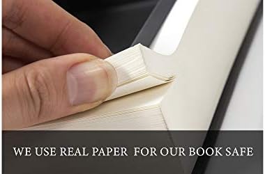 דפים אמיתיים נייד הסחה ספר בטוח-חלול ספר עם נסתרת סוד תא עבור תכשיטים, כסף ומזומן