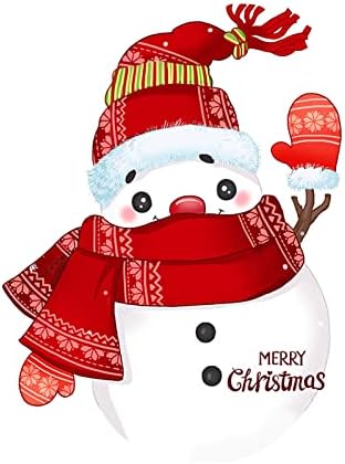 נשים חג המולד חולצה שמלות קריקטורה הדפסת גרפי קצר שמלה לפרוע מכפלת ארוך שרוול צווארון עגול מזדמן סוודר שמלה