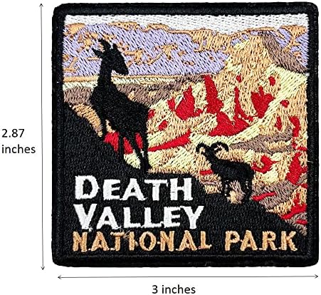 הפארק הלאומי עמק המוות קליפורניה מטייל בנסיעות תפור על ברזל על תיקון