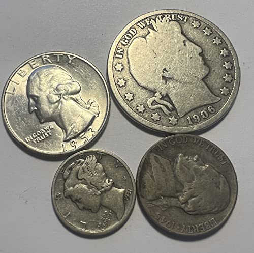 1916 PDSO - 1970 אוסף מטבעות הכסף האמריקני משתנה מוכר G -XF