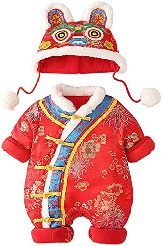 בגדי סתיו של סתיו וחורף של קוויני, סרבלים עם סרבלים עם ברדס בסגנון סיני, בגדי חורף ראש השנה.