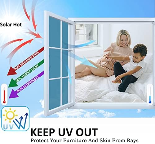 סרטון חלון רפלקטיבי פורח בדרך אחת פרטיות בשעות היום בשעות היום לא מונחה גוון חלון נצמד, אנטי UV בקרת חום
