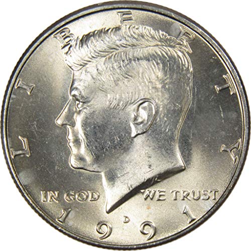 1991 D Kennedy Half Dollar Bu Uncirculated State 50c Coinable