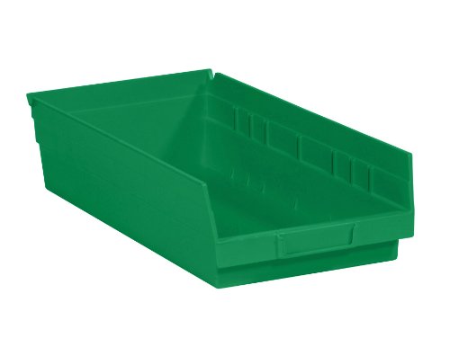 פחי מדף אחסון פלסטיק של Aviditi קינון, 17-7/8 x 8-3/8 x 4 אינץ ', ירוק, חבילה של 10, לארגון בתים, משרדים,