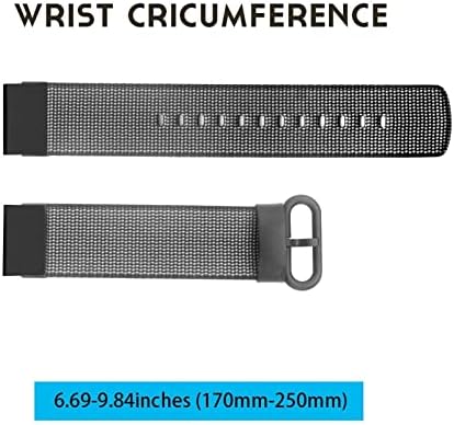 WTUKMO 22 ממ ניילון Watchband for Garmin Fenix ​​6 6x Pro Wrist Strap Fenix ​​5 5plus 935 S60 Quatix5 שחרור מהיר שחרור
