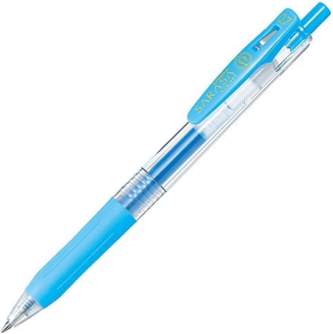 זברה סרסה קליפ ג'ל ג'ל עט כדורי דיו, 0.7 ממ, סט צבעוני
