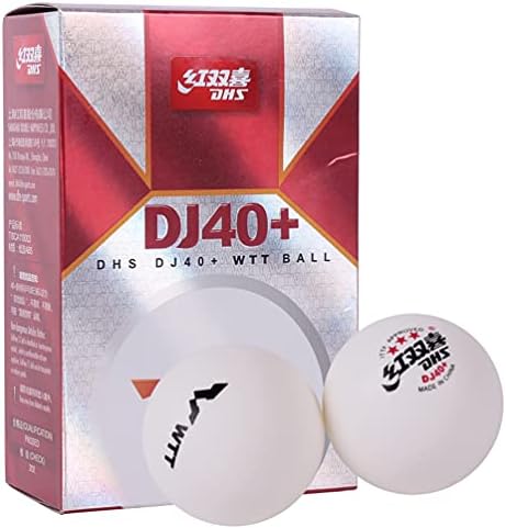 DHS ABS DJ40+ 3 כוכבים WTT טניס כדור טניס, המשמש בתחרויות סדרת WTT WTT 2021-2022, 6 כדורים / תיבה
