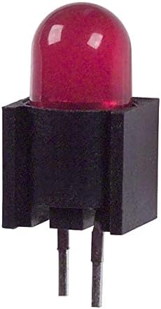 מחוון לוח LED מעגל LED מחוון מעגל LED מחוון אדום אדום מפוזר 1.8V 2MA סיבוב עם עליון 5 ממ, T-1 3/4 דרך החור