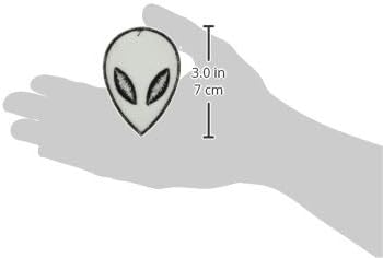 Alien et ufo אזור 51 צלוחית מעופפת תפור רקום אפליקציות ברזל-על חדש