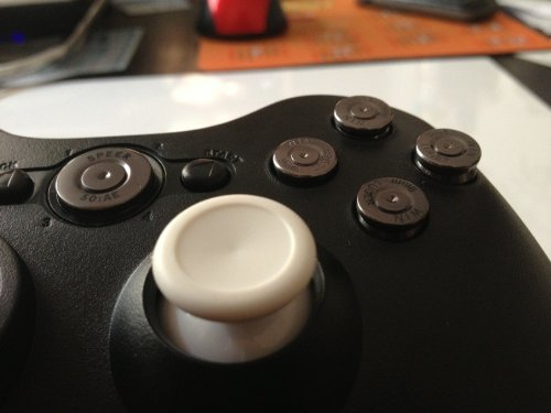 מתכת מתכתית Xbox 360 בקר ABXY & מדריך מערך כפתורי כדורי