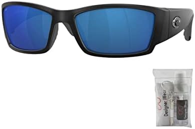 קוסטה דל מאר קורבינה 6S9057 משקפי שמש מלבן לגברים + צרור עם מעצב IWEAR ערכת משקפי חינם