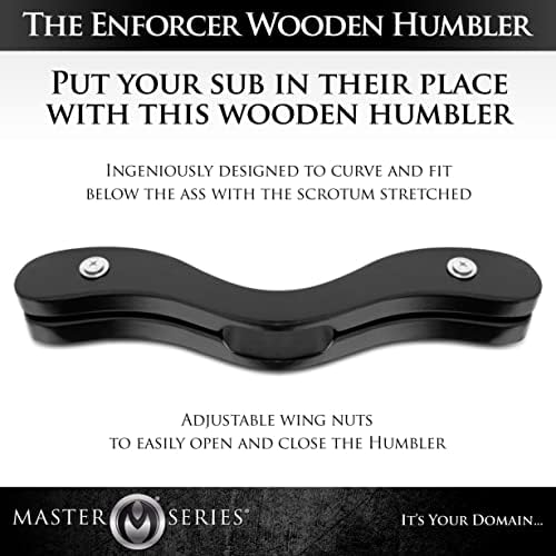 סדרת מאסטר האכיפה עץ שחור BDSM צנוע