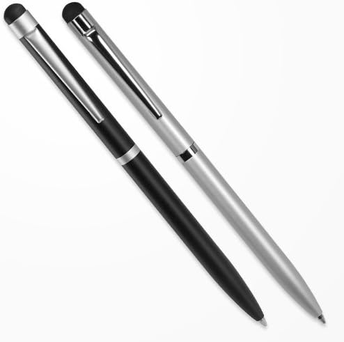 עט Stylus Waxwave תואם ל- iPod Touch - Meritus Styra קיבולי, חרט קיבולי עם עט כדורים - סילון שחור
