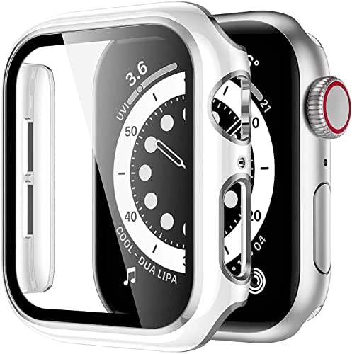 כיסוי DJDLFA למארז Apple Watch 45 ממ 41 ממ 44 ממ 40 ממ 42 ממ 38 ממ אביזרים מחשב מגן מסך זכוכית מחוסמת סדרה IWatch 7 8 5