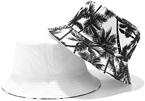 אופנה מגן כובע גבירותיי נשים וגברים נשים קיץ כובע לקמפינג הדפסת בד שני-צדדי בחוץ דלי כובע שמש כובע כובע