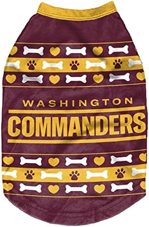 וושינגטון מפקדי חיות מחמד כלב קל משקל סוודר סוודר גודל בינוני
