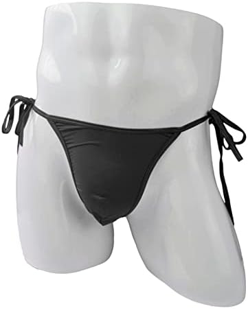 תחתוני חוטיני לגברים, תחתונים מתכווננים עם גב תחתון נמוך מותניים ביקיני חוטיני הלבשה תחתונה לזכר קצר לנשימה