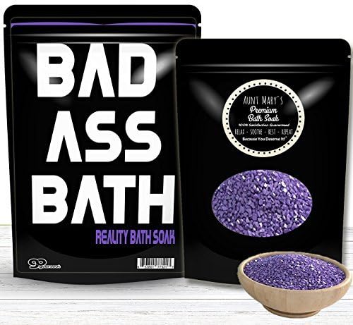 Badass Bath Soak - רעים מלחי אמבטיה סגולים אמבטיה מתנות מצחיקות לחברים מוצרי אמבט מצחיקים מתנות ספא ​​לגברים גרביים מתנות מתנות